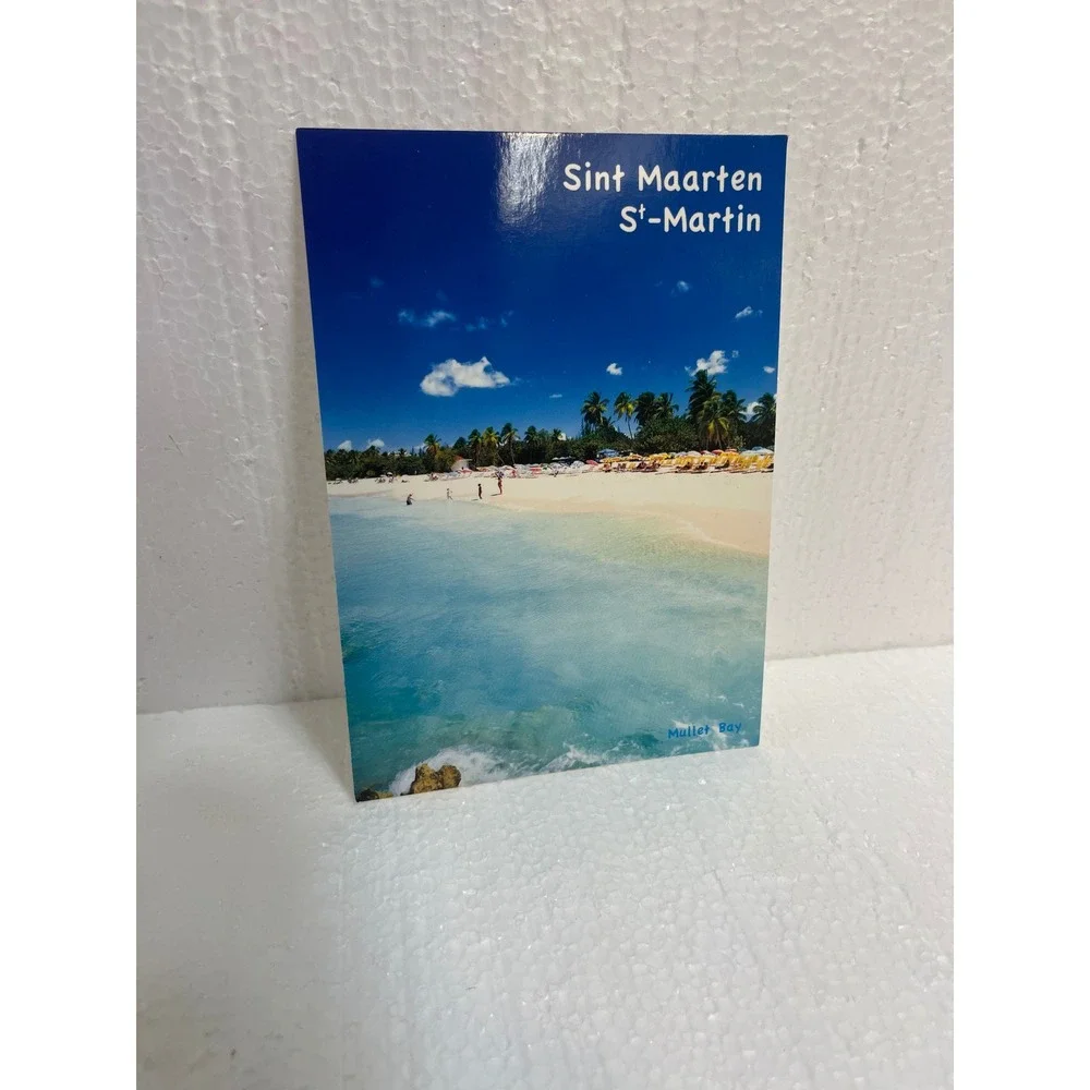 St Maarten Sint Maarten Postcard 3‎ Scenic Tropical Island Collectible Souvenir